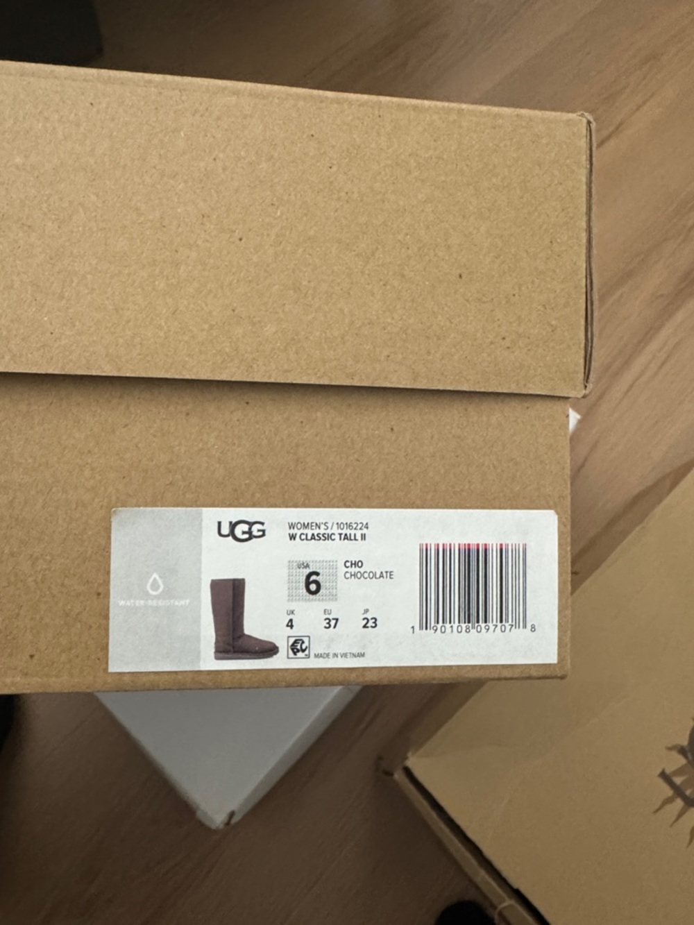 UGG Tall Shearling Boot in Chocolate Brown - Picture 4 of 4